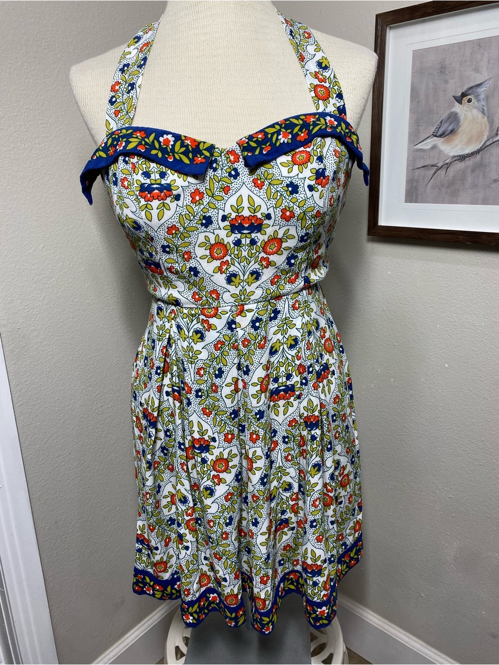 Tigerlily Floral Halter Mini Dress Size 6